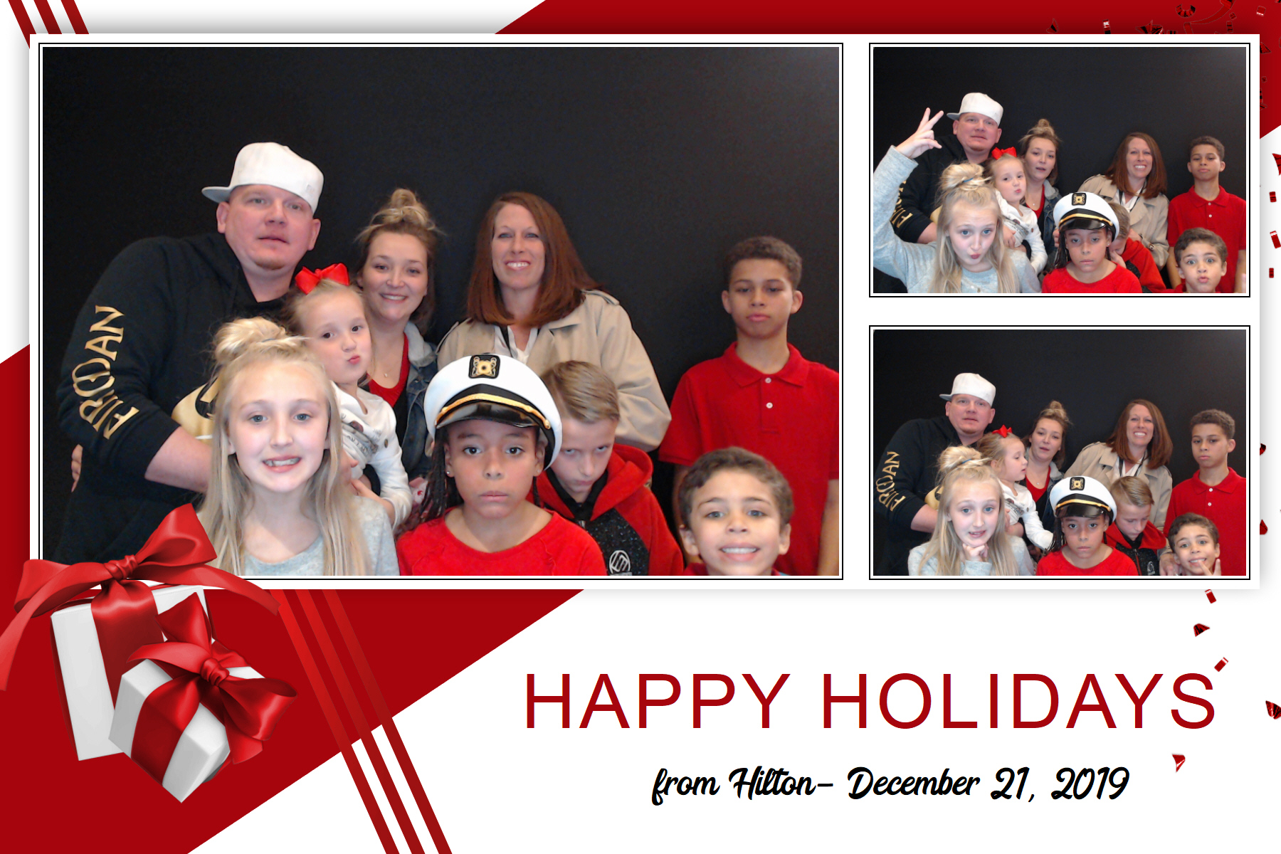 Hilton Holiday Party 2019 | View more photos from the event at gallery.saycheesephotobooth.com/u/SayCheesePhotoBooth/Hilton-Holiday-Party-2019