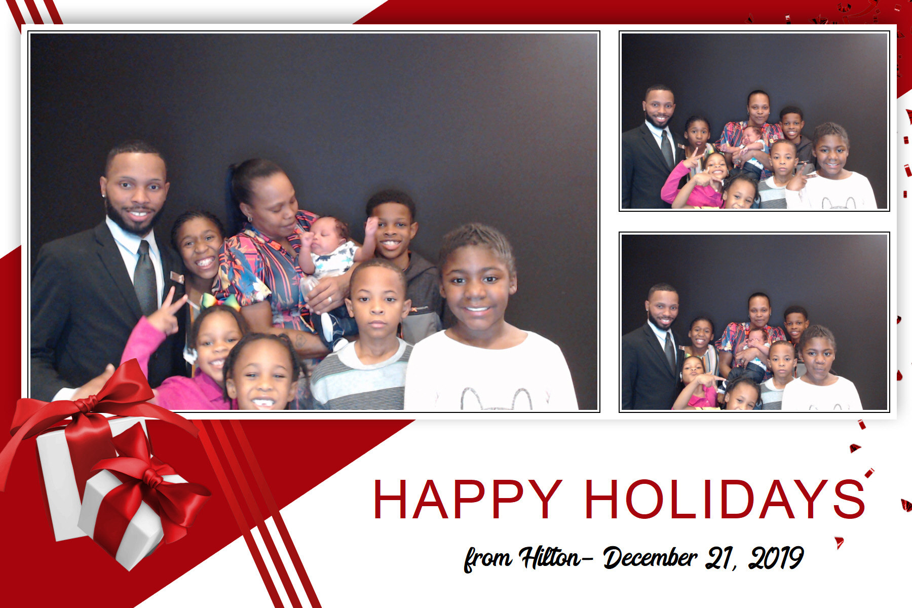 Hilton Holiday Party 2019 | View more photos from the event at gallery.saycheesephotobooth.com/u/SayCheesePhotoBooth/Hilton-Holiday-Party-2019