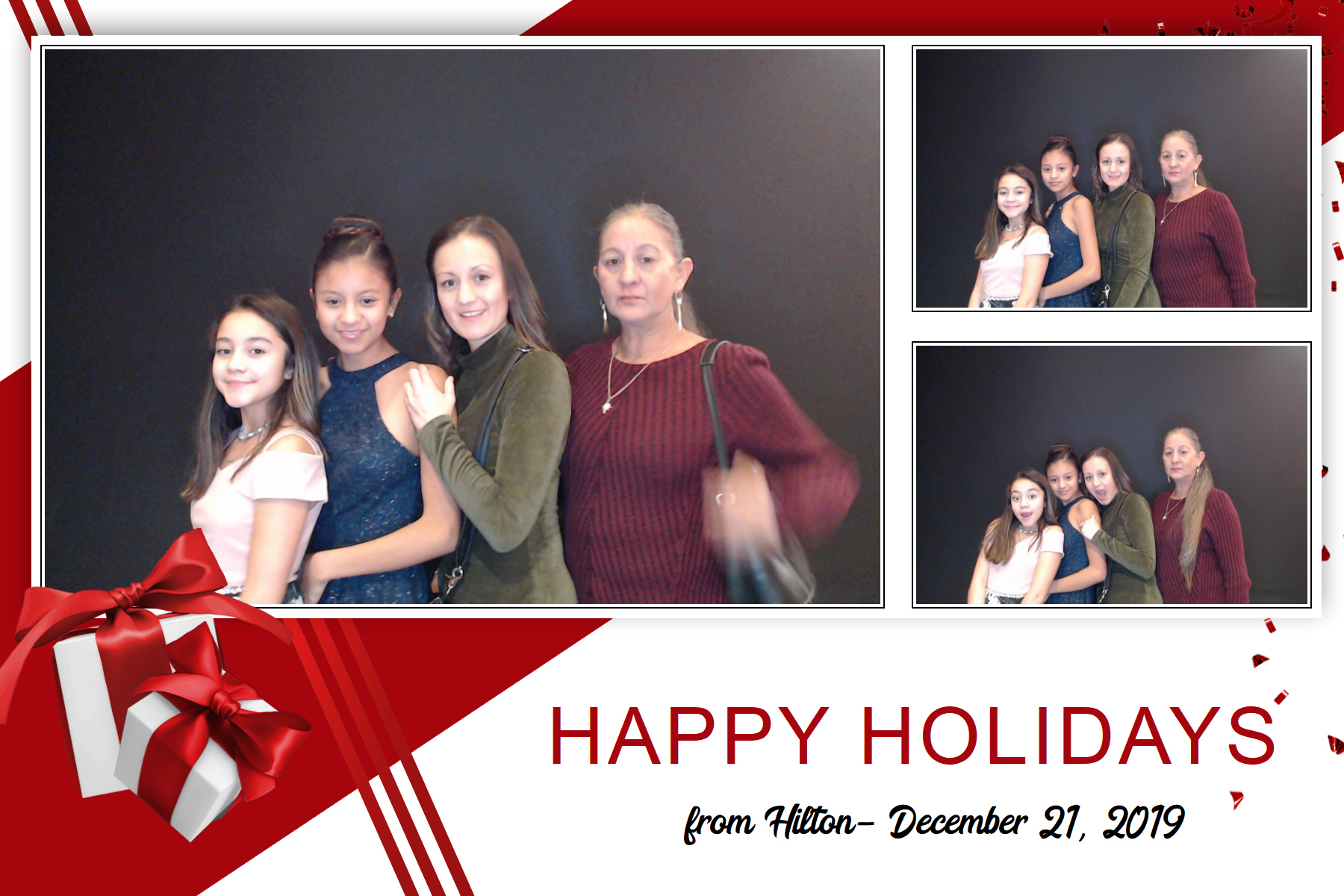 Hilton Holiday Party 2019 | View more photos from the event at gallery.saycheesephotobooth.com/u/SayCheesePhotoBooth/Hilton-Holiday-Party-2019
