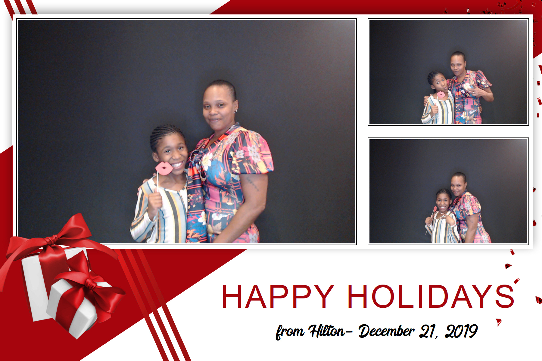 Hilton Holiday Party 2019 | View more photos from the event at gallery.saycheesephotobooth.com/u/SayCheesePhotoBooth/Hilton-Holiday-Party-2019