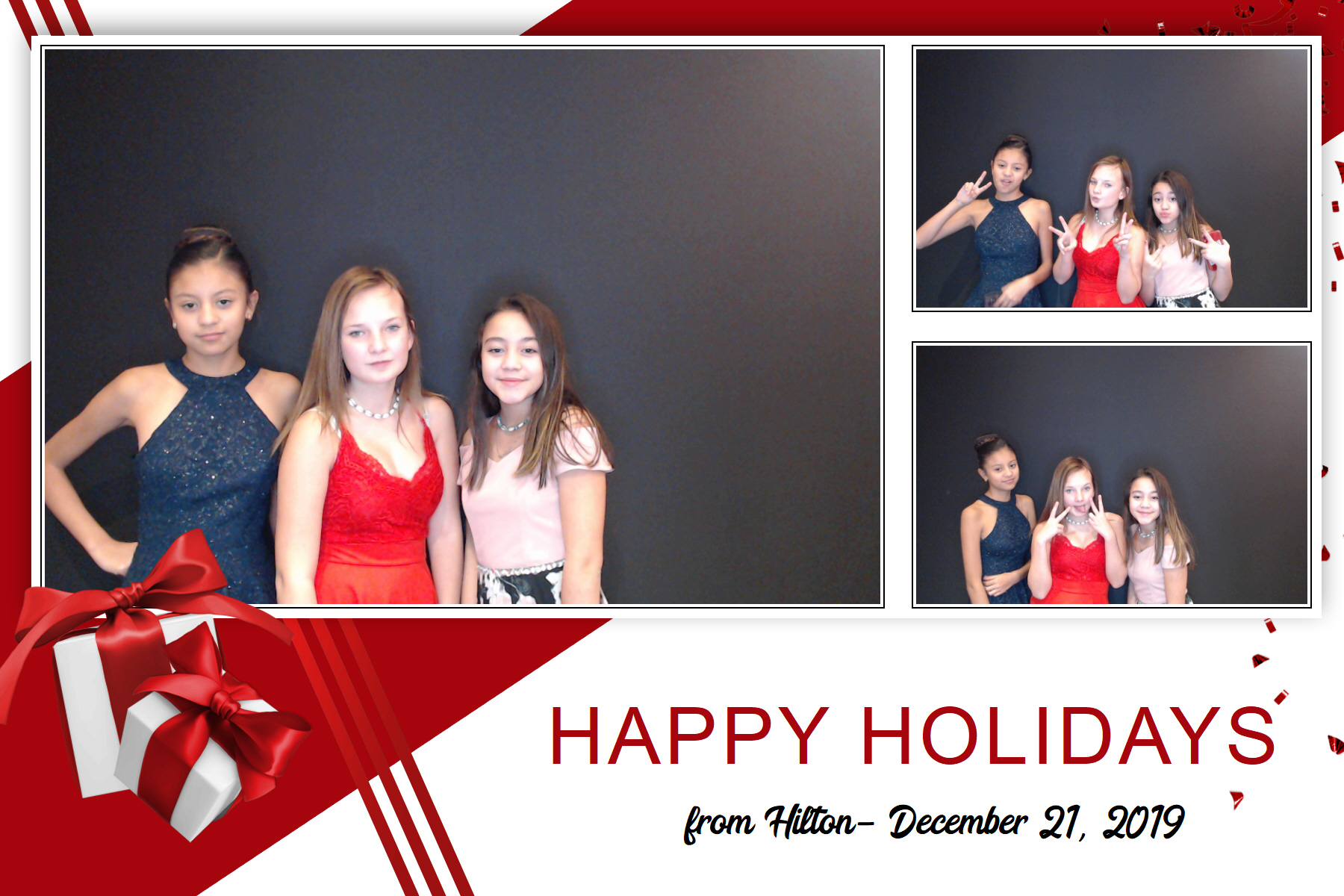 Hilton Holiday Party 2019 | View more photos from the event at gallery.saycheesephotobooth.com/u/SayCheesePhotoBooth/Hilton-Holiday-Party-2019