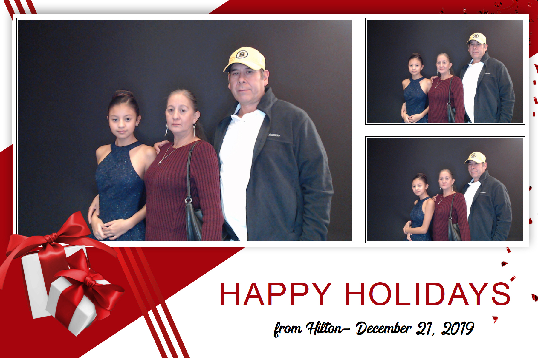 Hilton Holiday Party 2019 | View more photos from the event at gallery.saycheesephotobooth.com/u/SayCheesePhotoBooth/Hilton-Holiday-Party-2019