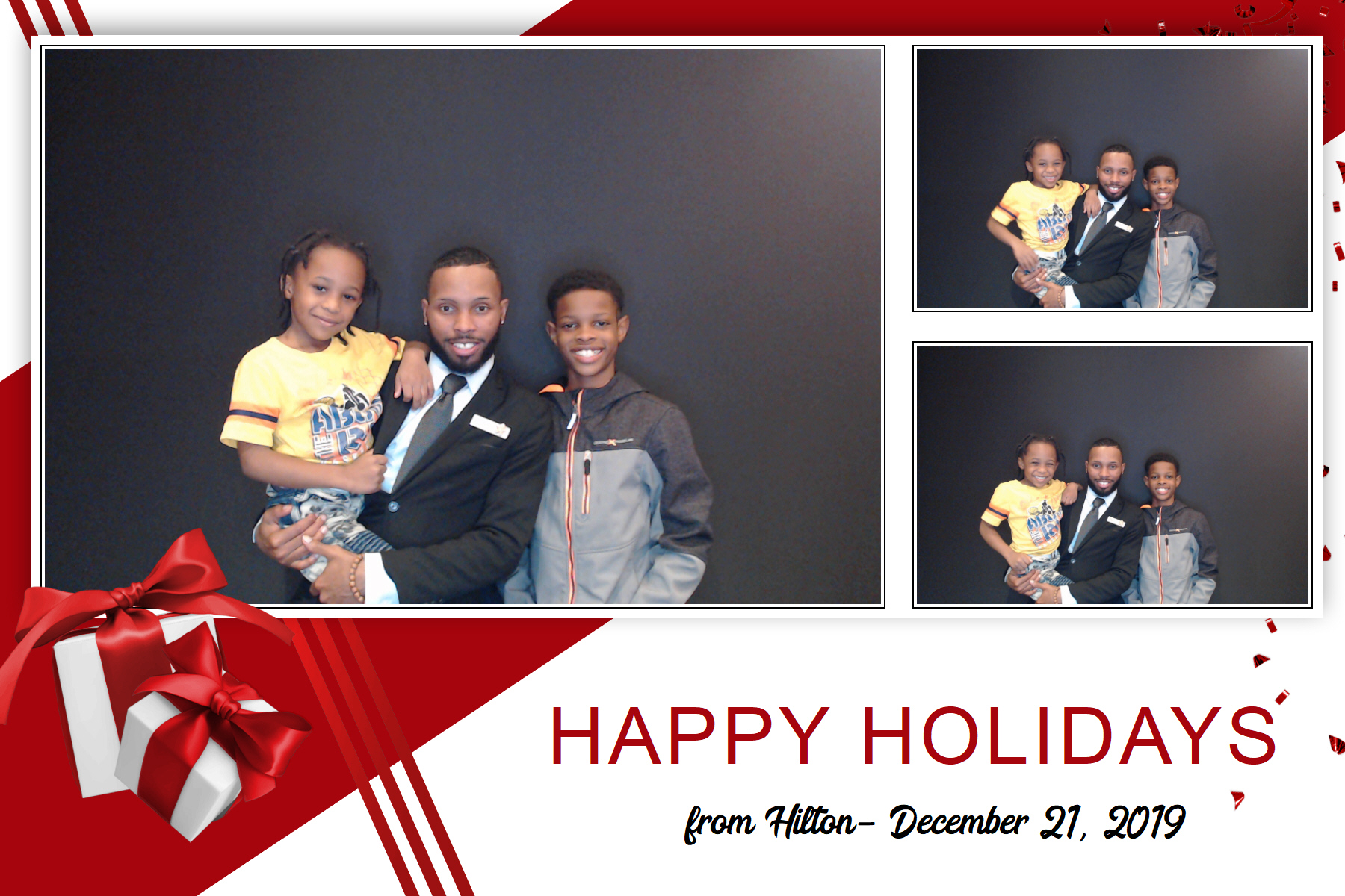Hilton Holiday Party 2019 | View more photos from the event at gallery.saycheesephotobooth.com/u/SayCheesePhotoBooth/Hilton-Holiday-Party-2019