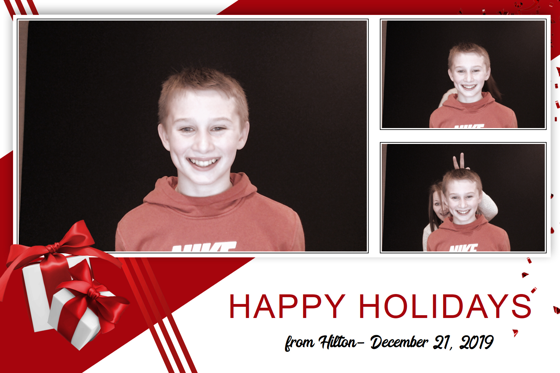 Hilton Holiday Party 2019 | View more photos from the event at gallery.saycheesephotobooth.com/u/SayCheesePhotoBooth/Hilton-Holiday-Party-2019