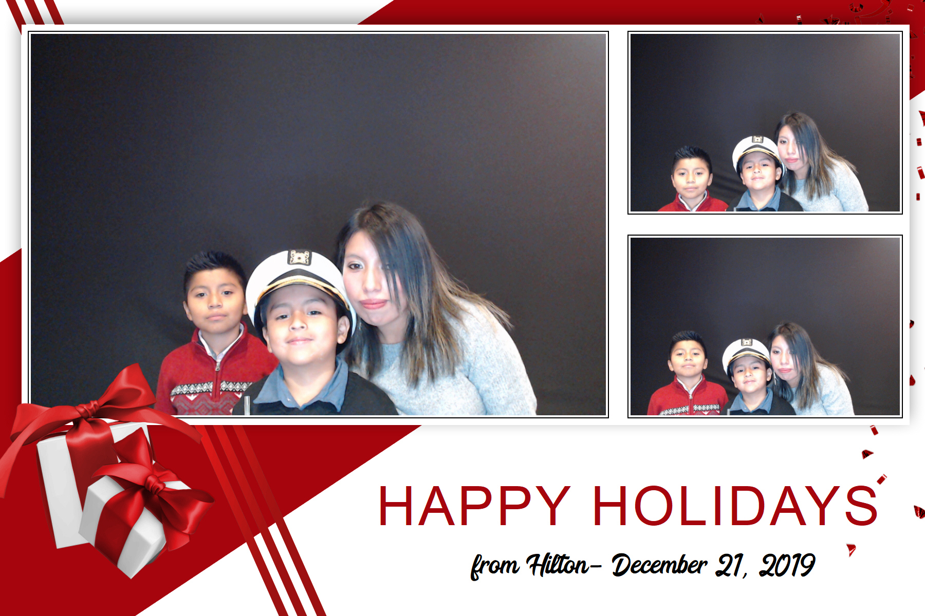 Hilton Holiday Party 2019 | View more photos from the event at gallery.saycheesephotobooth.com/u/SayCheesePhotoBooth/Hilton-Holiday-Party-2019