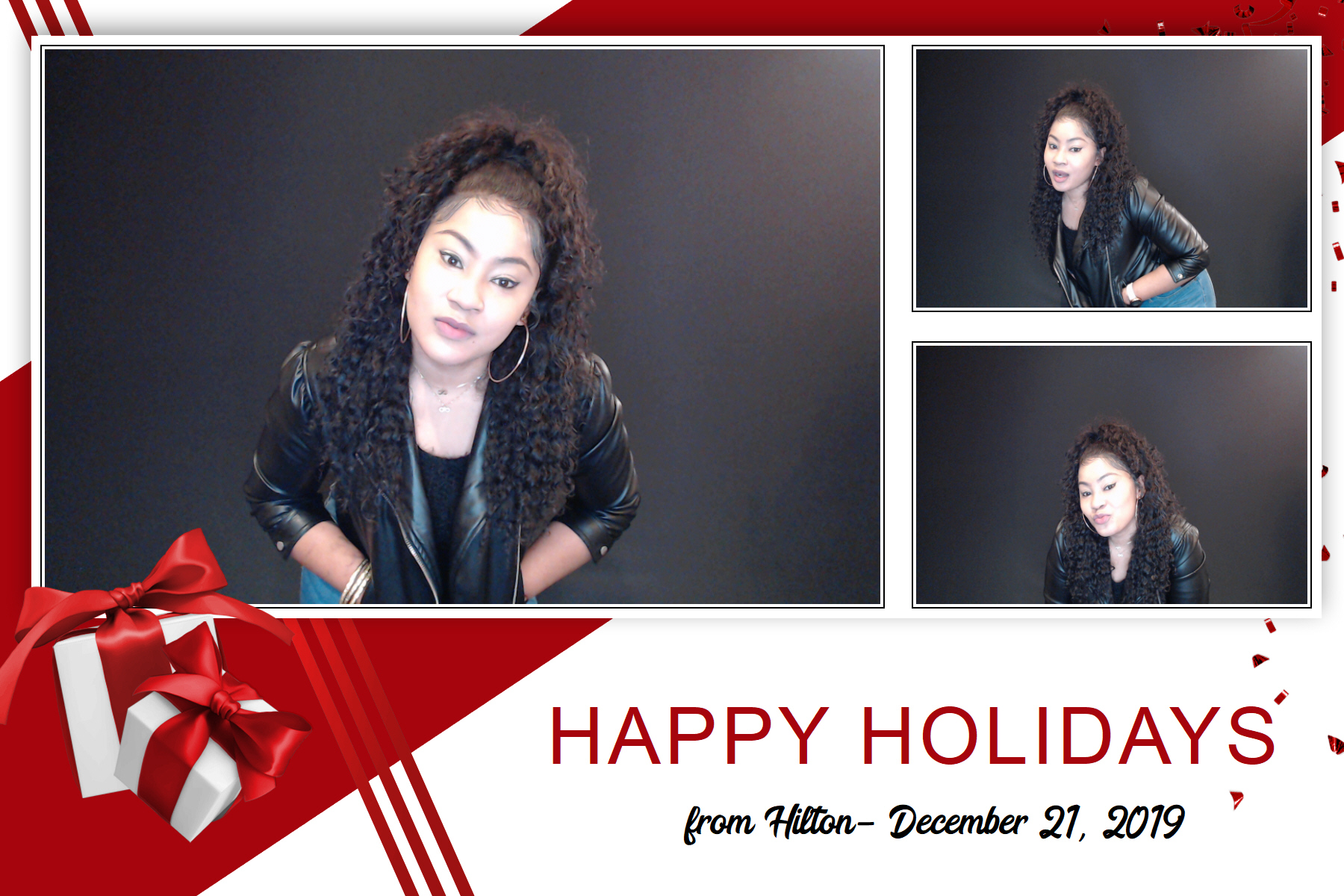 Hilton Holiday Party 2019 | View more photos from the event at gallery.saycheesephotobooth.com/u/SayCheesePhotoBooth/Hilton-Holiday-Party-2019