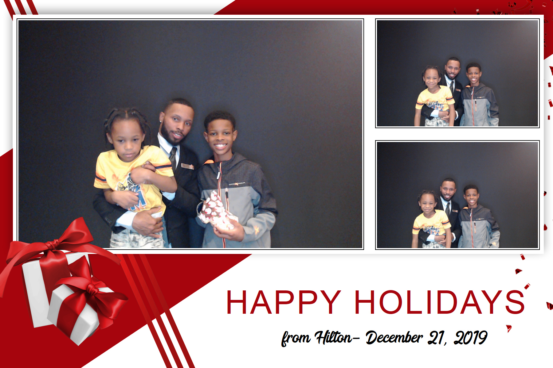 Hilton Holiday Party 2019 | View more photos from the event at gallery.saycheesephotobooth.com/u/SayCheesePhotoBooth/Hilton-Holiday-Party-2019
