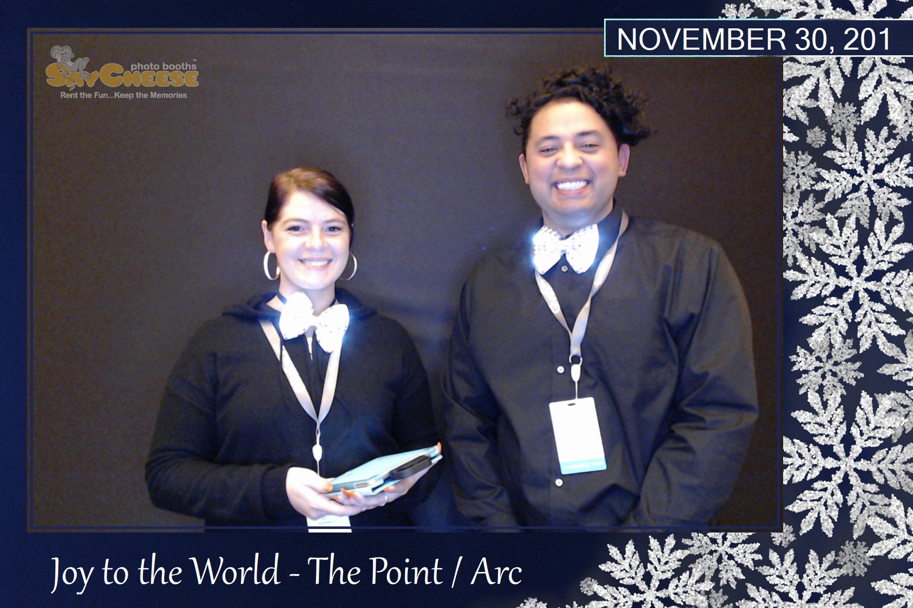Joy to the World  | View more photos from the event at gallery.saycheesephotobooth.com/u/SayCheesePhotoBooth/Joy-to-the-World