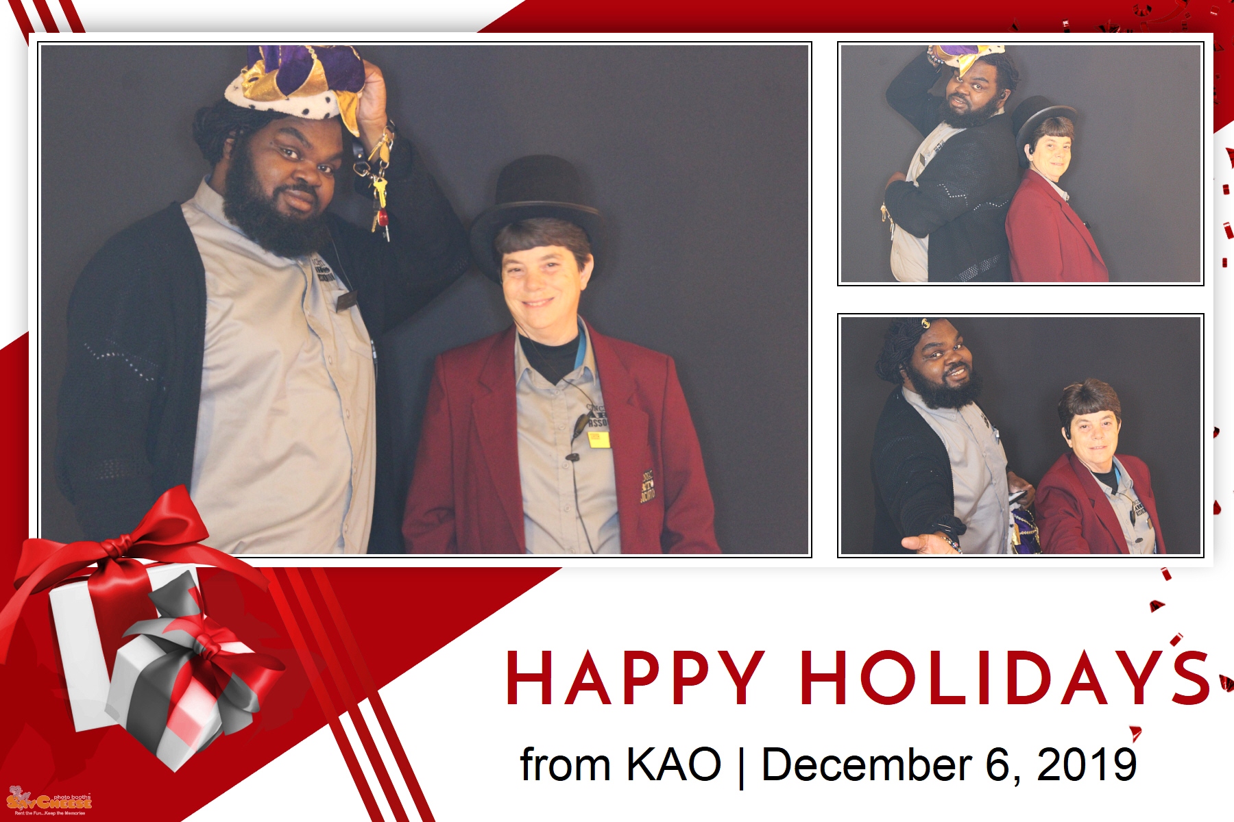 KAO Holiday Party  | View more photos from the event at gallery.saycheesephotobooth.com/u/SayCheesePhotoBooth/KAO-Holiday-Party