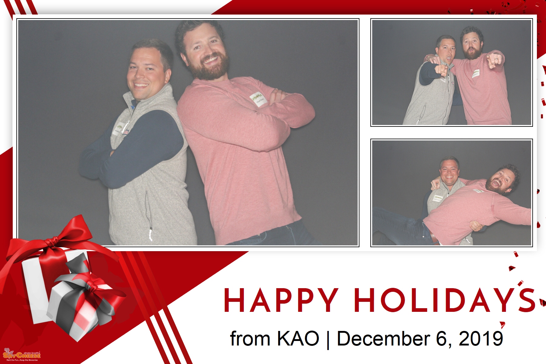KAO Holiday Party  | View more photos from the event at gallery.saycheesephotobooth.com/u/SayCheesePhotoBooth/KAO-Holiday-Party