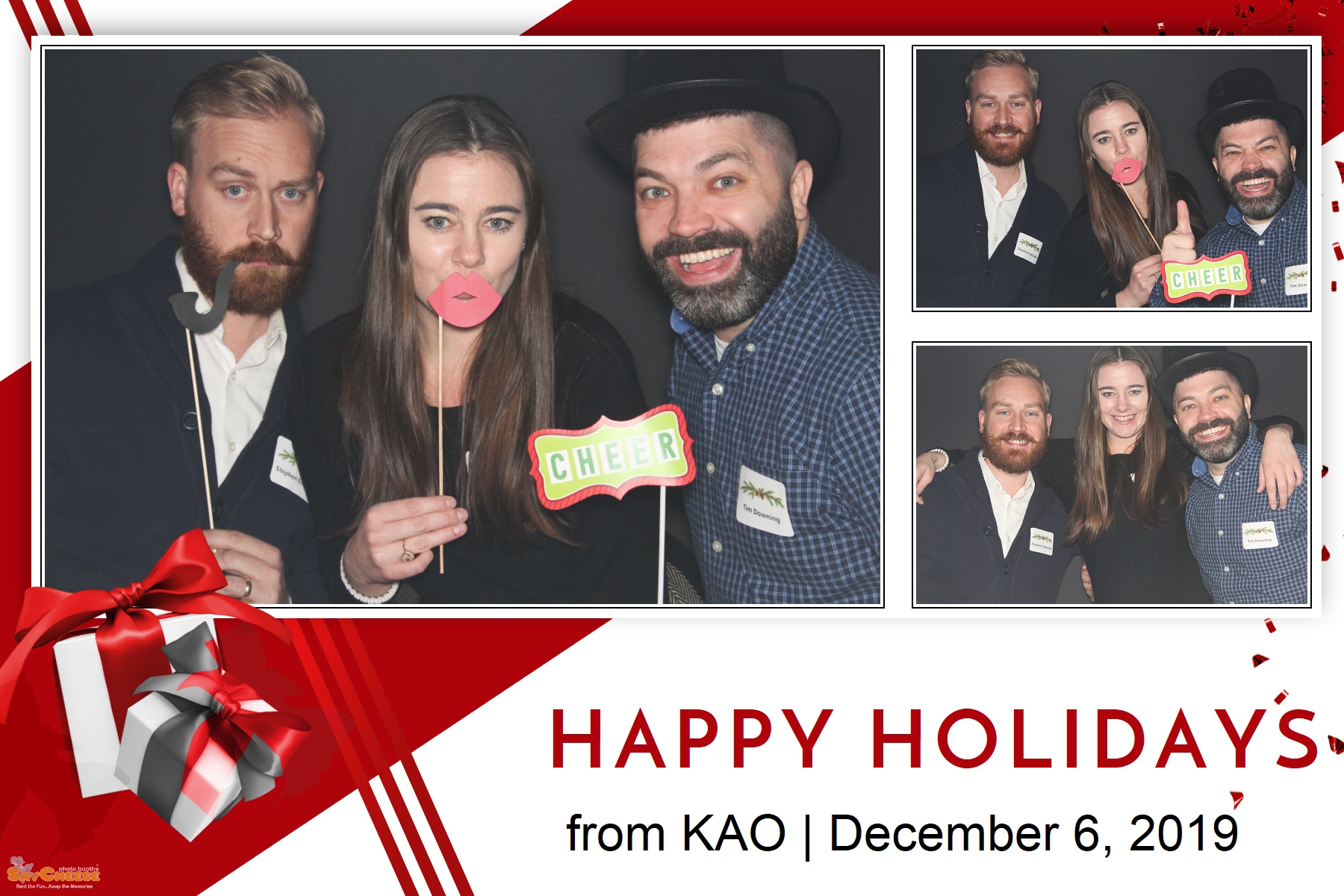 KAO Holiday Party  | View more photos from the event at gallery.saycheesephotobooth.com/u/SayCheesePhotoBooth/KAO-Holiday-Party