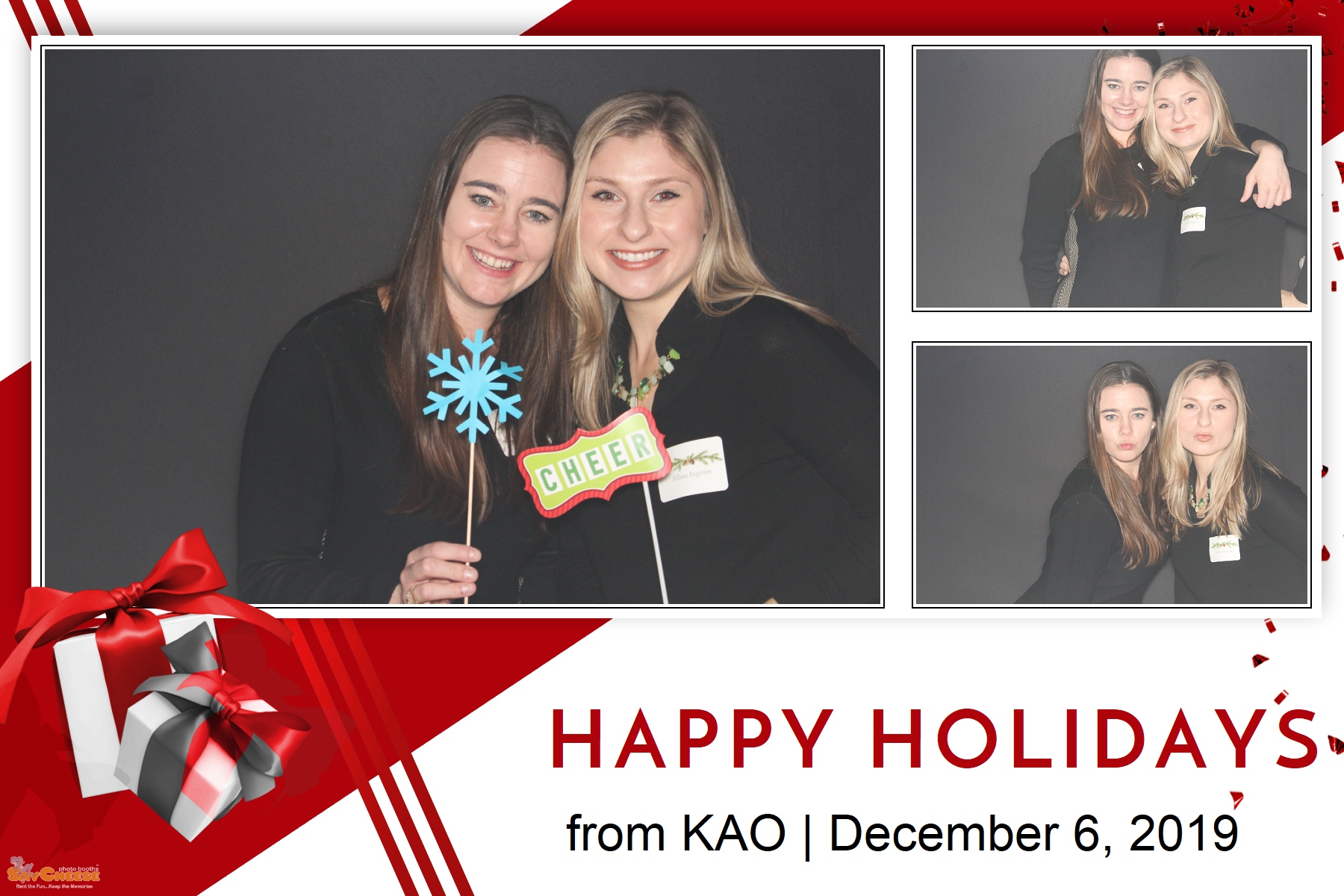 KAO Holiday Party  | View more photos from the event at gallery.saycheesephotobooth.com/u/SayCheesePhotoBooth/KAO-Holiday-Party