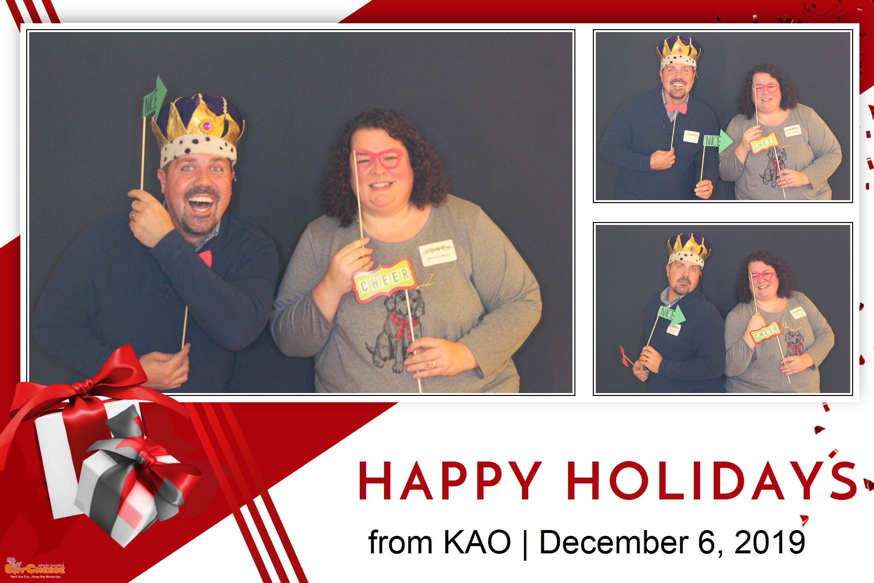 KAO Holiday Party  | View more photos from the event at gallery.saycheesephotobooth.com/u/SayCheesePhotoBooth/KAO-Holiday-Party