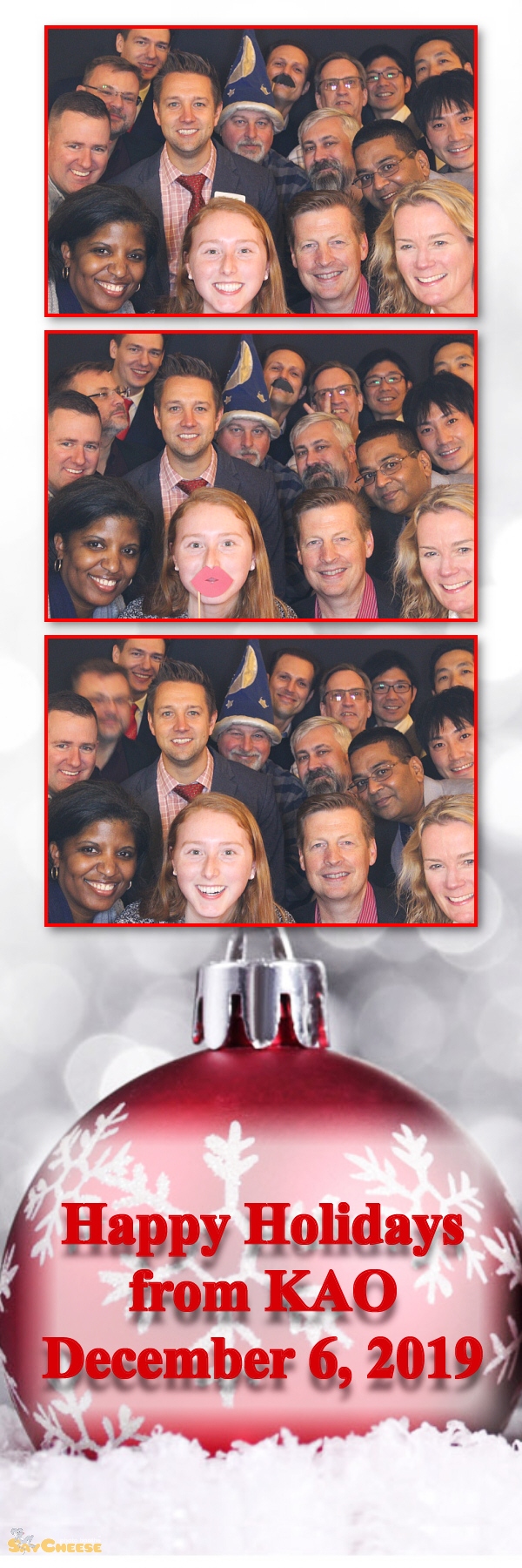 KAO Holiday Party  | View more photos from the event at gallery.saycheesephotobooth.com/u/SayCheesePhotoBooth/KAO-Holiday-Party