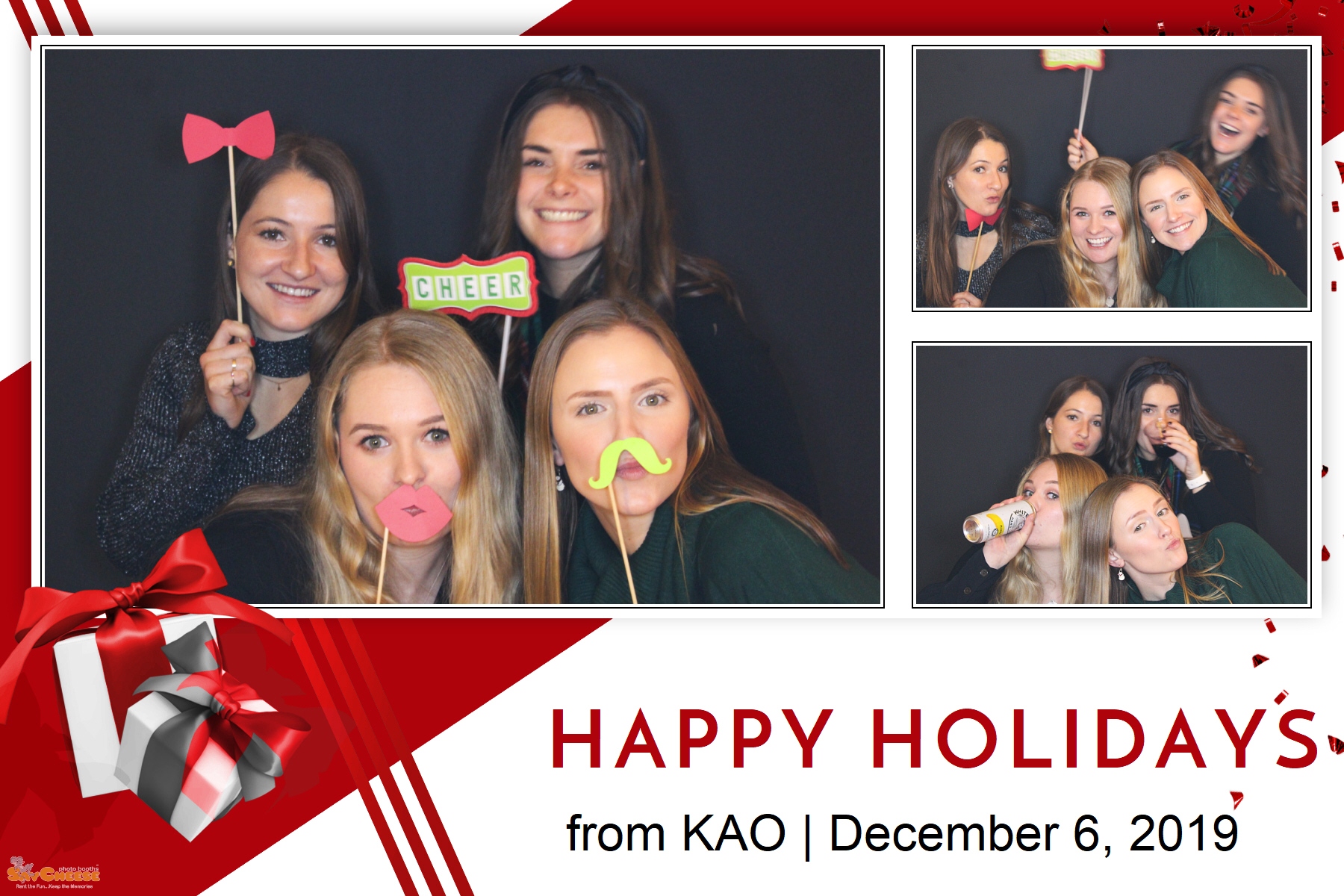 KAO Holiday Party  | View more photos from the event at gallery.saycheesephotobooth.com/u/SayCheesePhotoBooth/KAO-Holiday-Party