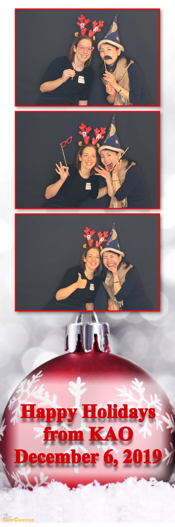 KAO Holiday Party  | View more photos from the event at gallery.saycheesephotobooth.com/u/SayCheesePhotoBooth/KAO-Holiday-Party