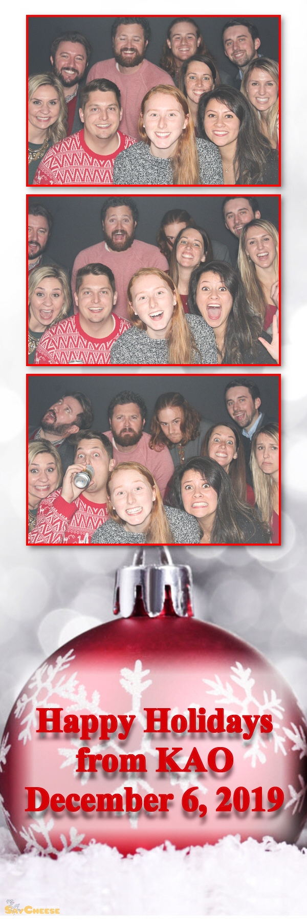 KAO Holiday Party  | View more photos from the event at gallery.saycheesephotobooth.com/u/SayCheesePhotoBooth/KAO-Holiday-Party