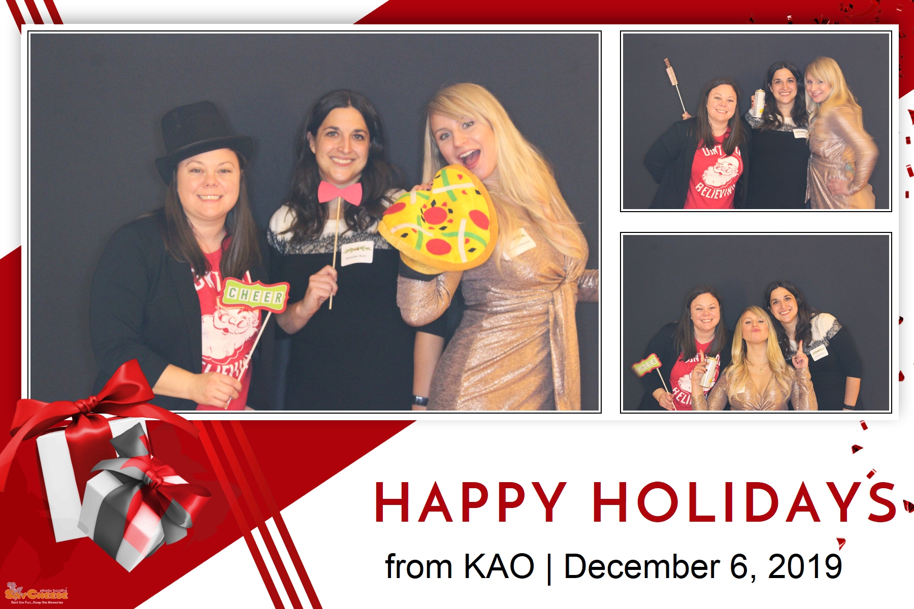 KAO Holiday Party  | View more photos from the event at gallery.saycheesephotobooth.com/u/SayCheesePhotoBooth/KAO-Holiday-Party