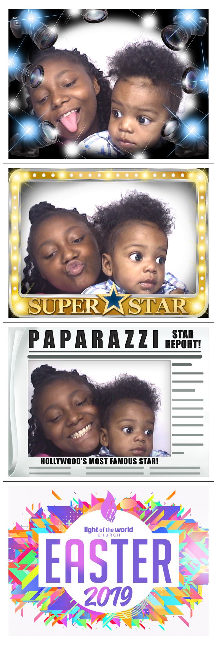 Light of the World - Easter Sunday  | View more photos from the event at gallery.saycheesephotobooth.com/u/SayCheesePhotoBooth/Light-of-the-World-Easter-Sunday
