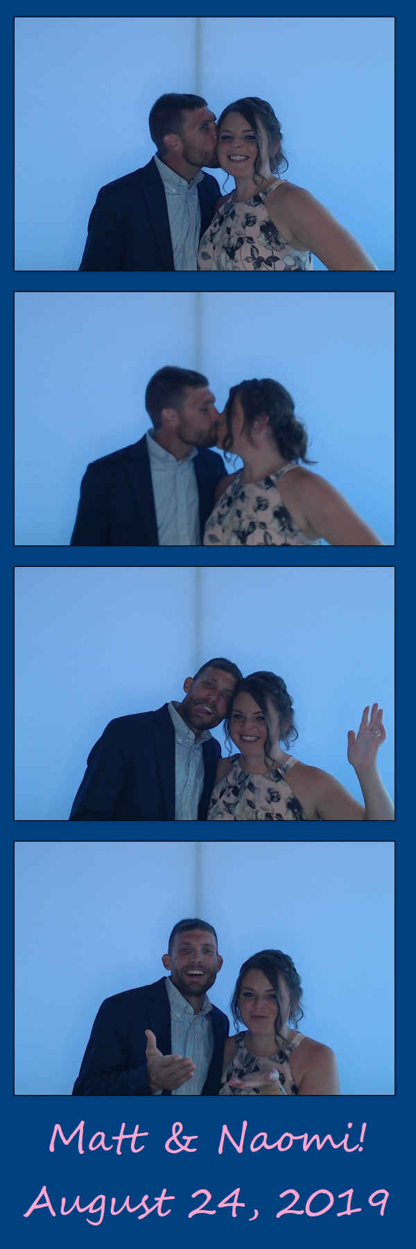 Matt and Naomi! | View more photos from the event at gallery.saycheesephotobooth.com/u/SayCheesePhotoBooth/Matt-and-Naomi