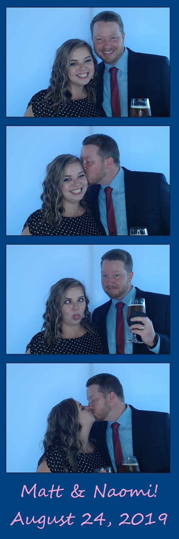 Matt and Naomi! | View more photos from the event at gallery.saycheesephotobooth.com/u/SayCheesePhotoBooth/Matt-and-Naomi