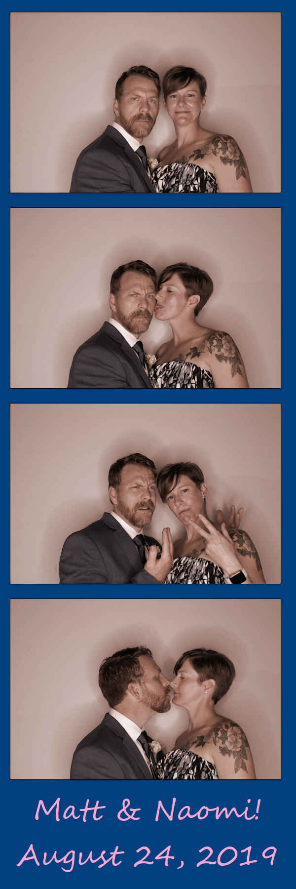 Matt and Naomi! | View more photos from the event at gallery.saycheesephotobooth.com/u/SayCheesePhotoBooth/Matt-and-Naomi