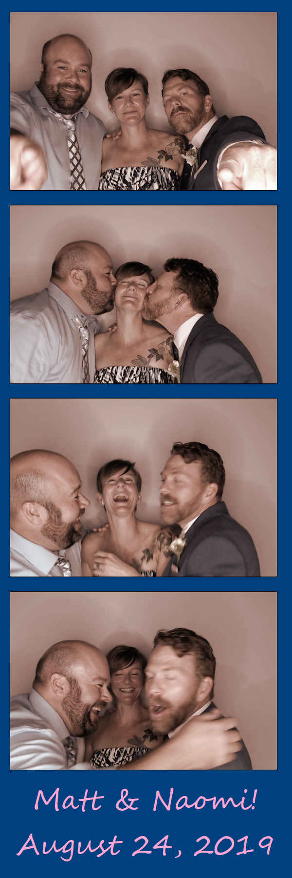 Matt and Naomi! | View more photos from the event at gallery.saycheesephotobooth.com/u/SayCheesePhotoBooth/Matt-and-Naomi