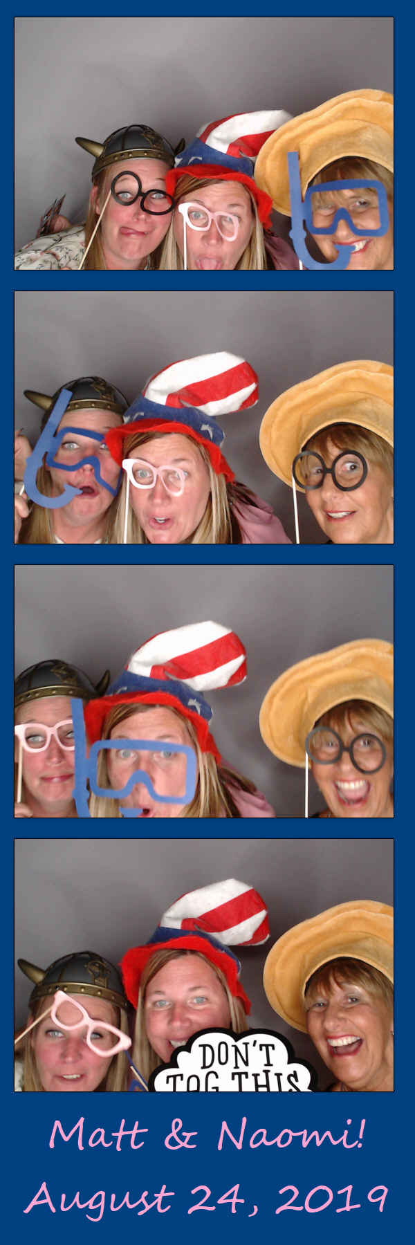 Matt and Naomi! | View more photos from the event at gallery.saycheesephotobooth.com/u/SayCheesePhotoBooth/Matt-and-Naomi
