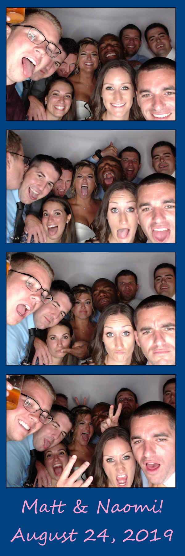 Matt and Naomi! | View more photos from the event at gallery.saycheesephotobooth.com/u/SayCheesePhotoBooth/Matt-and-Naomi