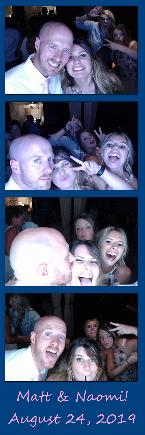 Matt and Naomi! | View more photos from the event at gallery.saycheesephotobooth.com/u/SayCheesePhotoBooth/Matt-and-Naomi