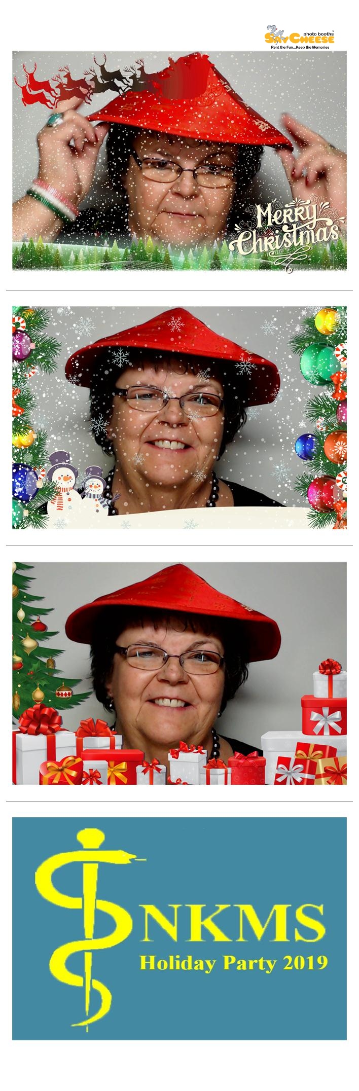 NKMS Holiday Party  | View more photos from the event at gallery.saycheesephotobooth.com/u/SayCheesePhotoBooth/NKMS-Holiday-Party