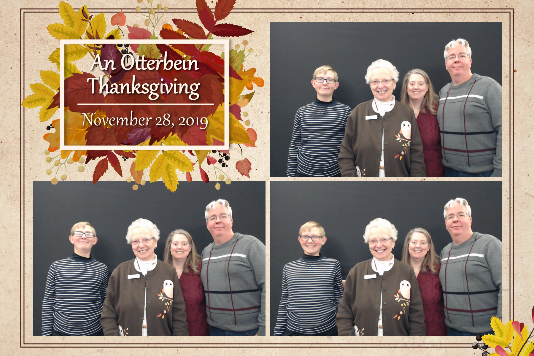 Otterbein Thanksgiving  | View more photos from the event at gallery.saycheesephotobooth.com/u/SayCheesePhotoBooth/Otterbein-Thanksgiving