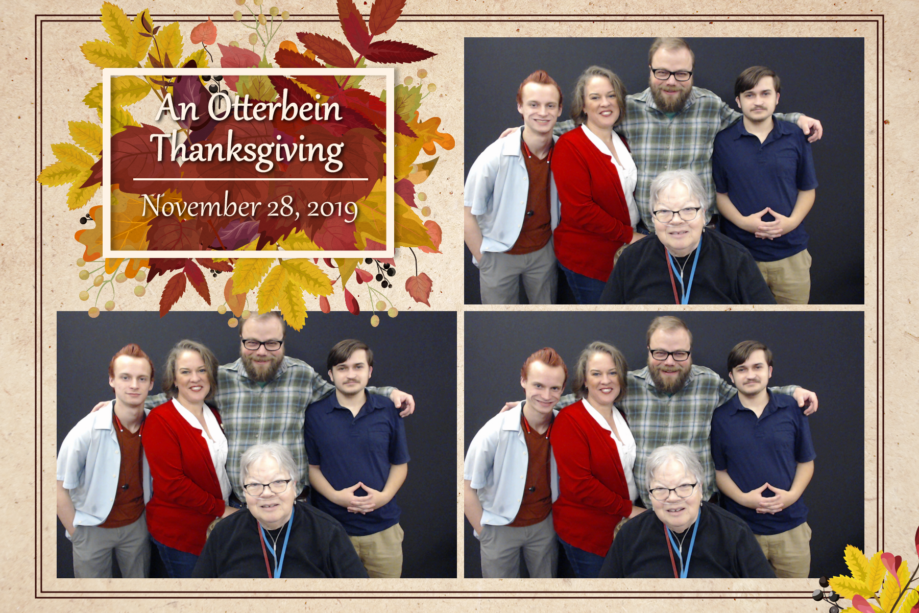 Otterbein Thanksgiving  | View more photos from the event at gallery.saycheesephotobooth.com/u/SayCheesePhotoBooth/Otterbein-Thanksgiving