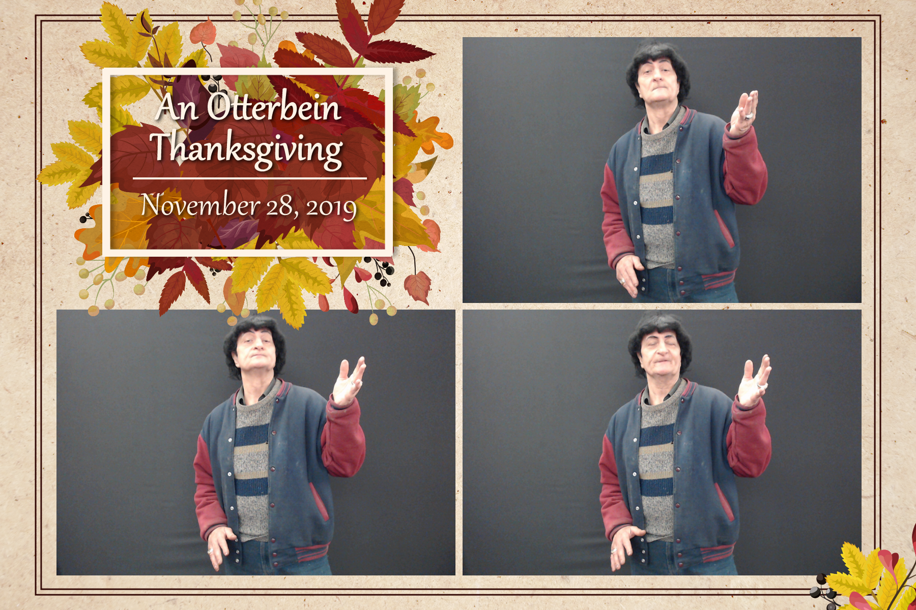 Otterbein Thanksgiving  | View more photos from the event at gallery.saycheesephotobooth.com/u/SayCheesePhotoBooth/Otterbein-Thanksgiving