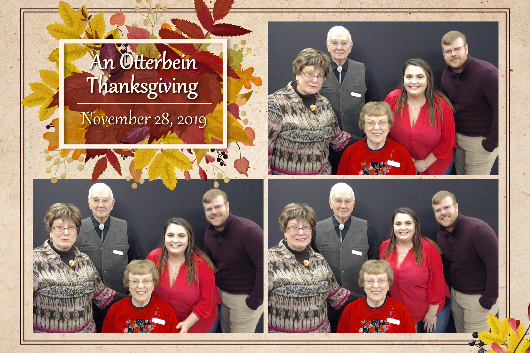 Otterbein Thanksgiving  | View more photos from the event at gallery.saycheesephotobooth.com/u/SayCheesePhotoBooth/Otterbein-Thanksgiving