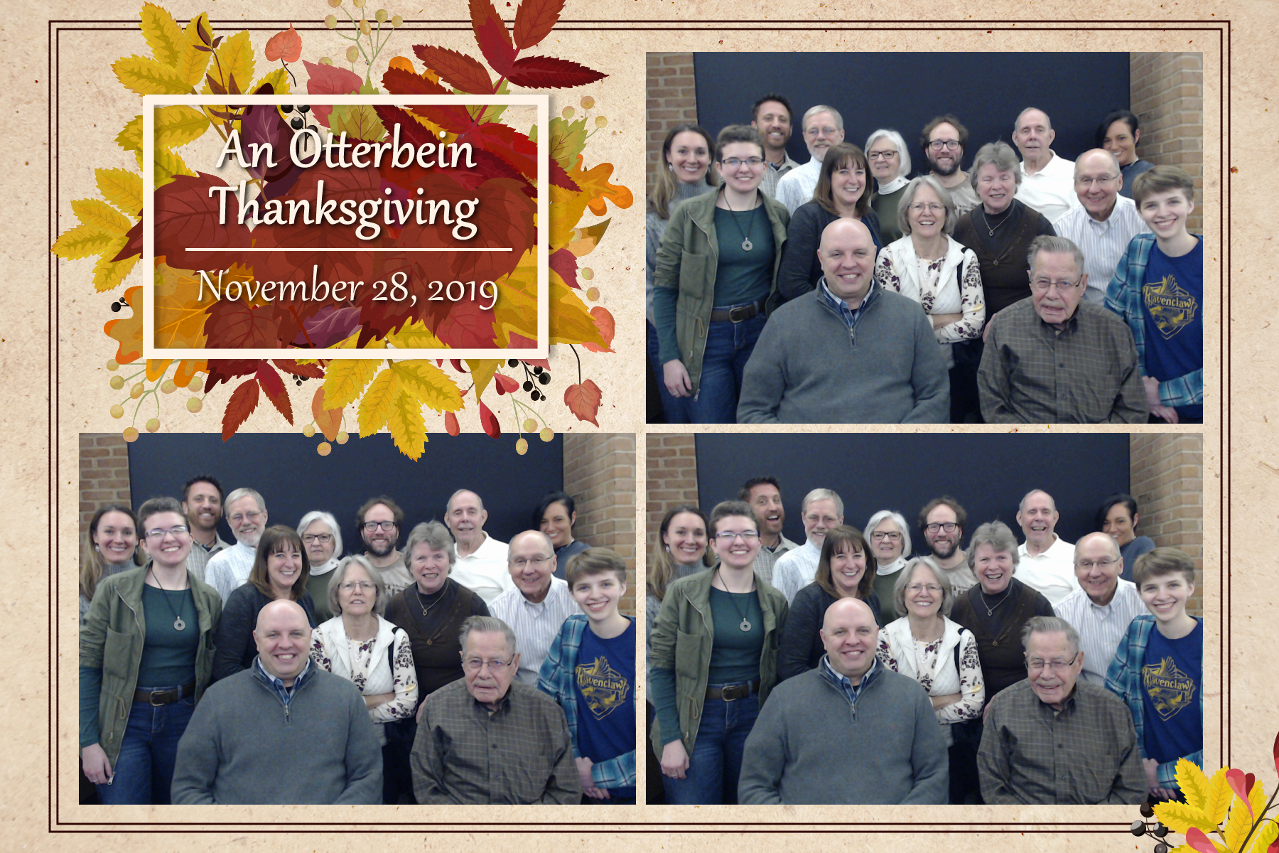 Otterbein Thanksgiving  | View more photos from the event at gallery.saycheesephotobooth.com/u/SayCheesePhotoBooth/Otterbein-Thanksgiving