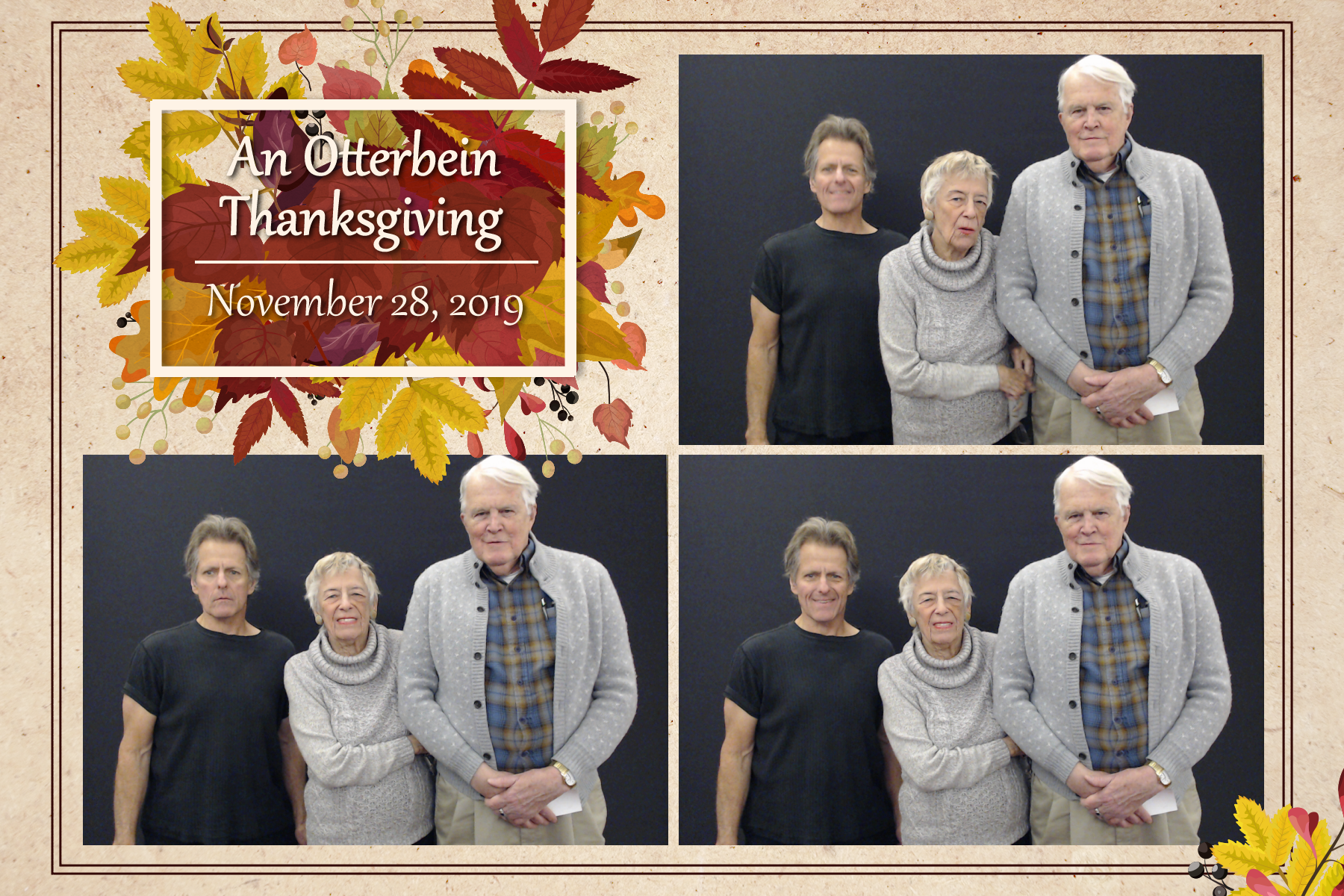 Otterbein Thanksgiving  | View more photos from the event at gallery.saycheesephotobooth.com/u/SayCheesePhotoBooth/Otterbein-Thanksgiving