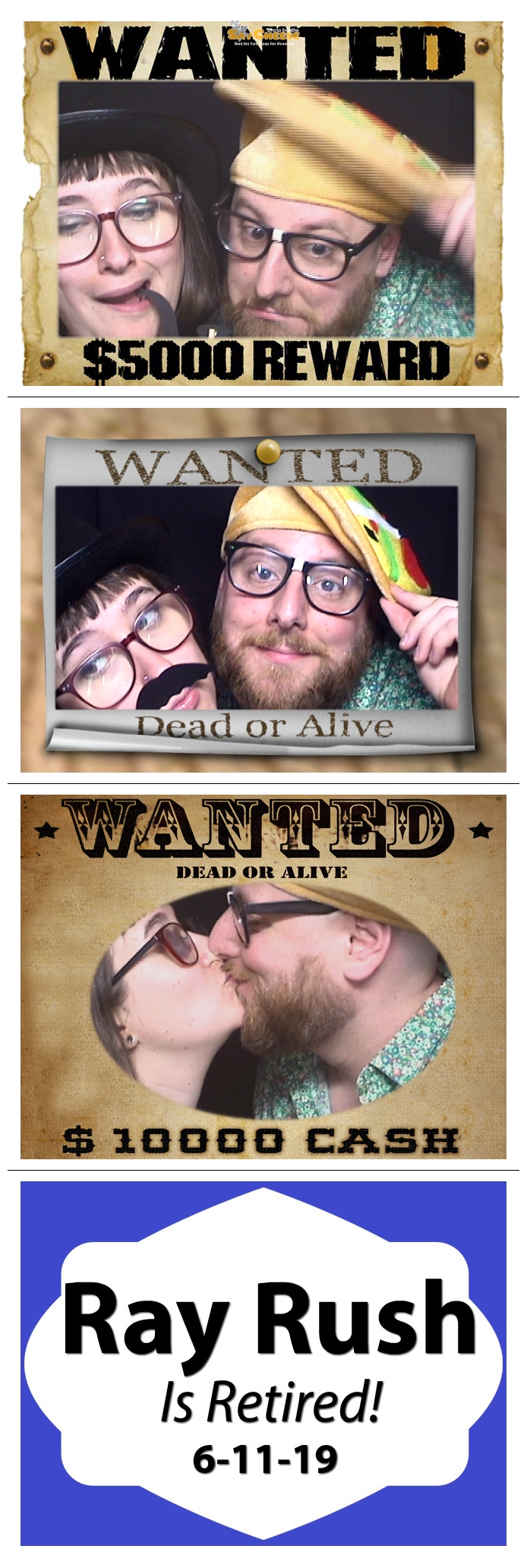 Ray Rush's Retriement Party  | View more photos from the event at gallery.saycheesephotobooth.com/u/SayCheesePhotoBooth/Ray-Rushs-Retriement-Party
