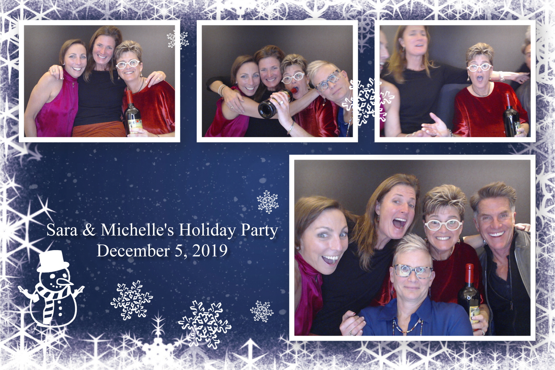 Sara & Michelle's Holiday Party  | View more photos from the event at gallery.saycheesephotobooth.com/u/SayCheesePhotoBooth/Sara-Michelles-Holiday-Party