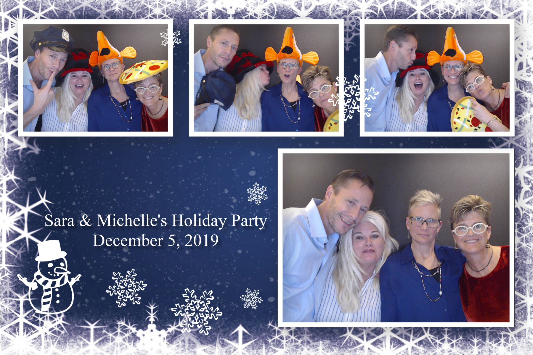 Sara & Michelle's Holiday Party  | View more photos from the event at gallery.saycheesephotobooth.com/u/SayCheesePhotoBooth/Sara-Michelles-Holiday-Party