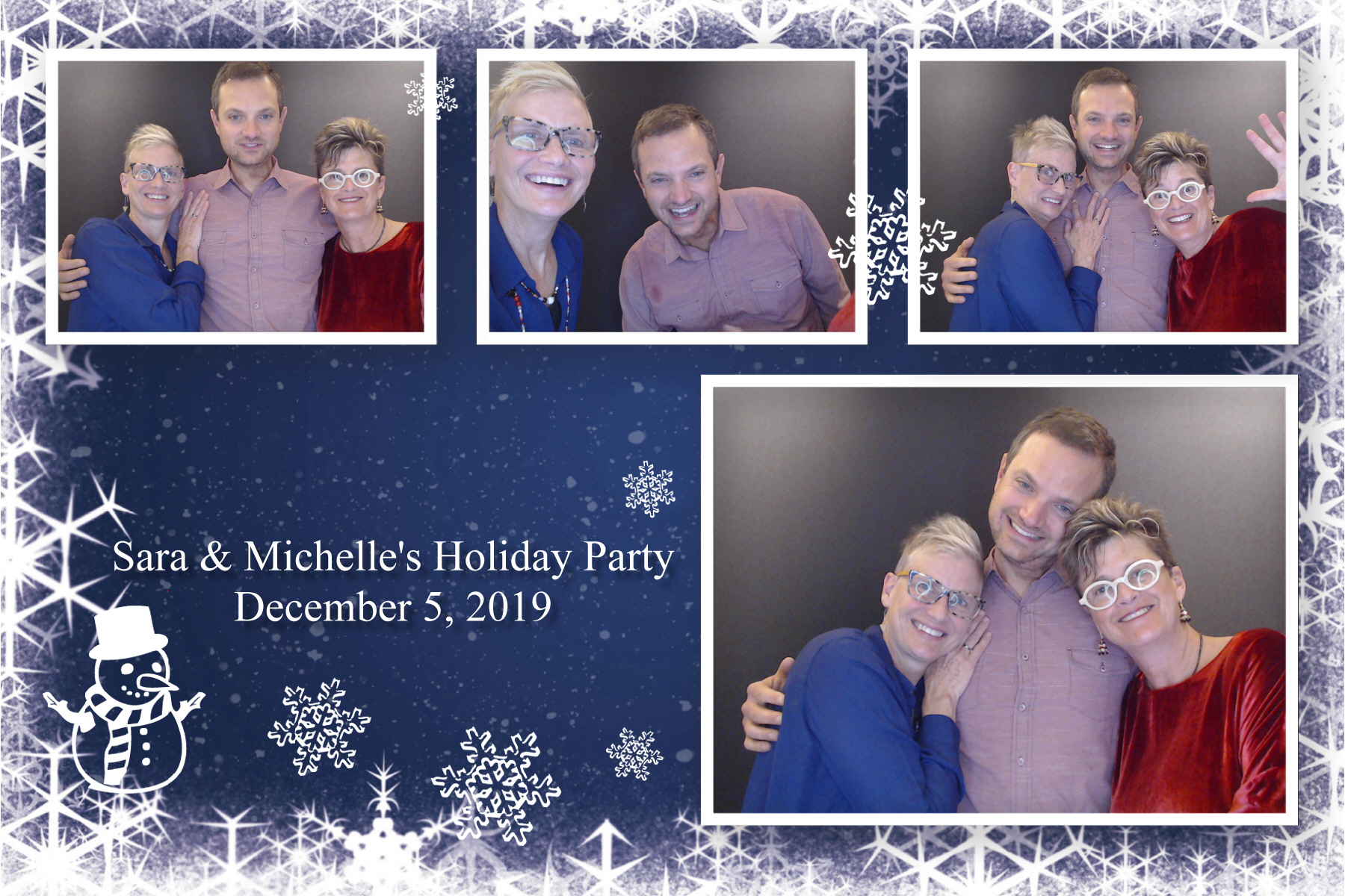 Sara & Michelle's Holiday Party  | View more photos from the event at gallery.saycheesephotobooth.com/u/SayCheesePhotoBooth/Sara-Michelles-Holiday-Party