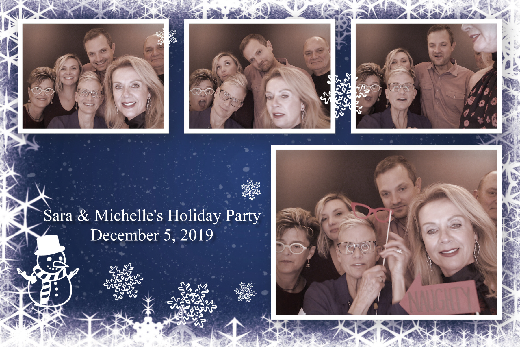 Sara & Michelle's Holiday Party  | View more photos from the event at gallery.saycheesephotobooth.com/u/SayCheesePhotoBooth/Sara-Michelles-Holiday-Party