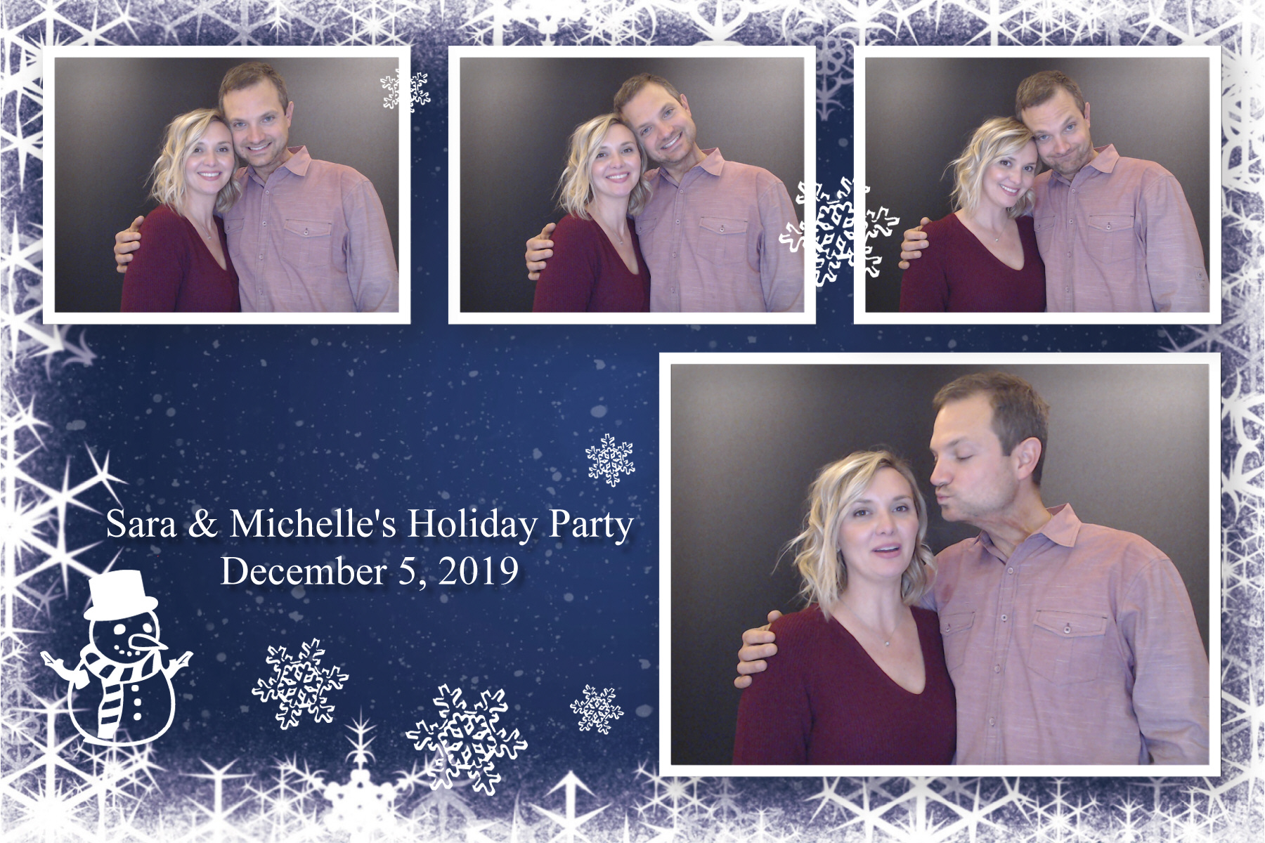 Sara & Michelle's Holiday Party  | View more photos from the event at gallery.saycheesephotobooth.com/u/SayCheesePhotoBooth/Sara-Michelles-Holiday-Party
