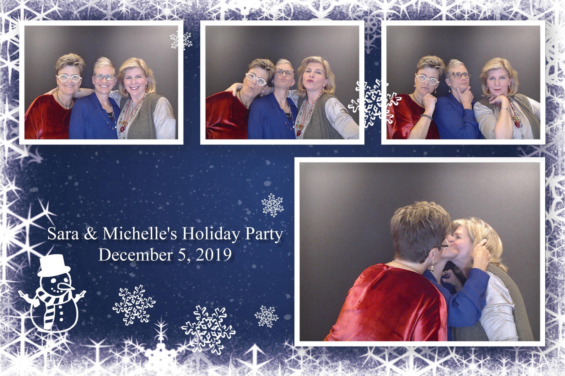 Sara & Michelle's Holiday Party  | View more photos from the event at gallery.saycheesephotobooth.com/u/SayCheesePhotoBooth/Sara-Michelles-Holiday-Party