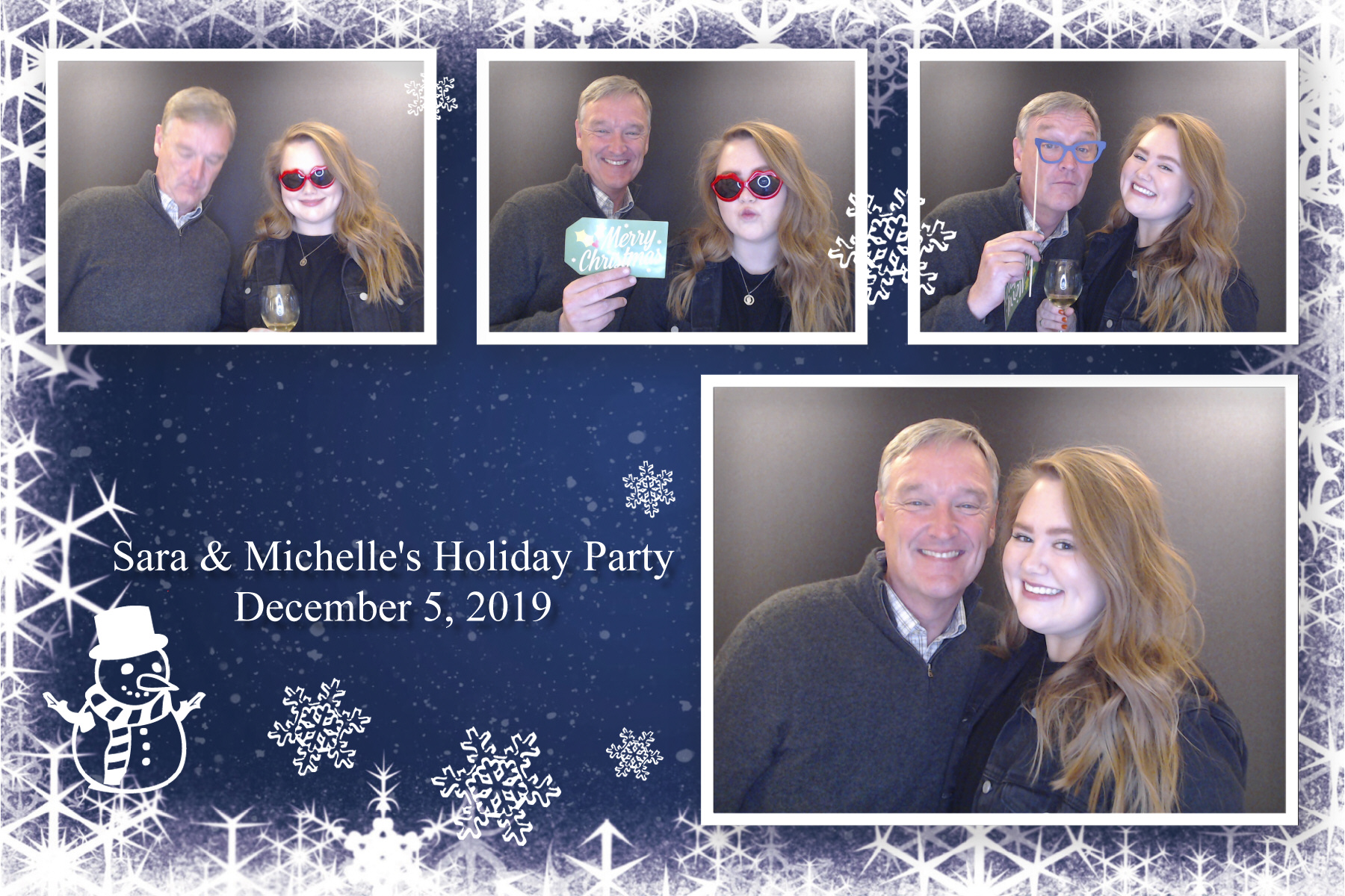 Sara & Michelle's Holiday Party  | View more photos from the event at gallery.saycheesephotobooth.com/u/SayCheesePhotoBooth/Sara-Michelles-Holiday-Party