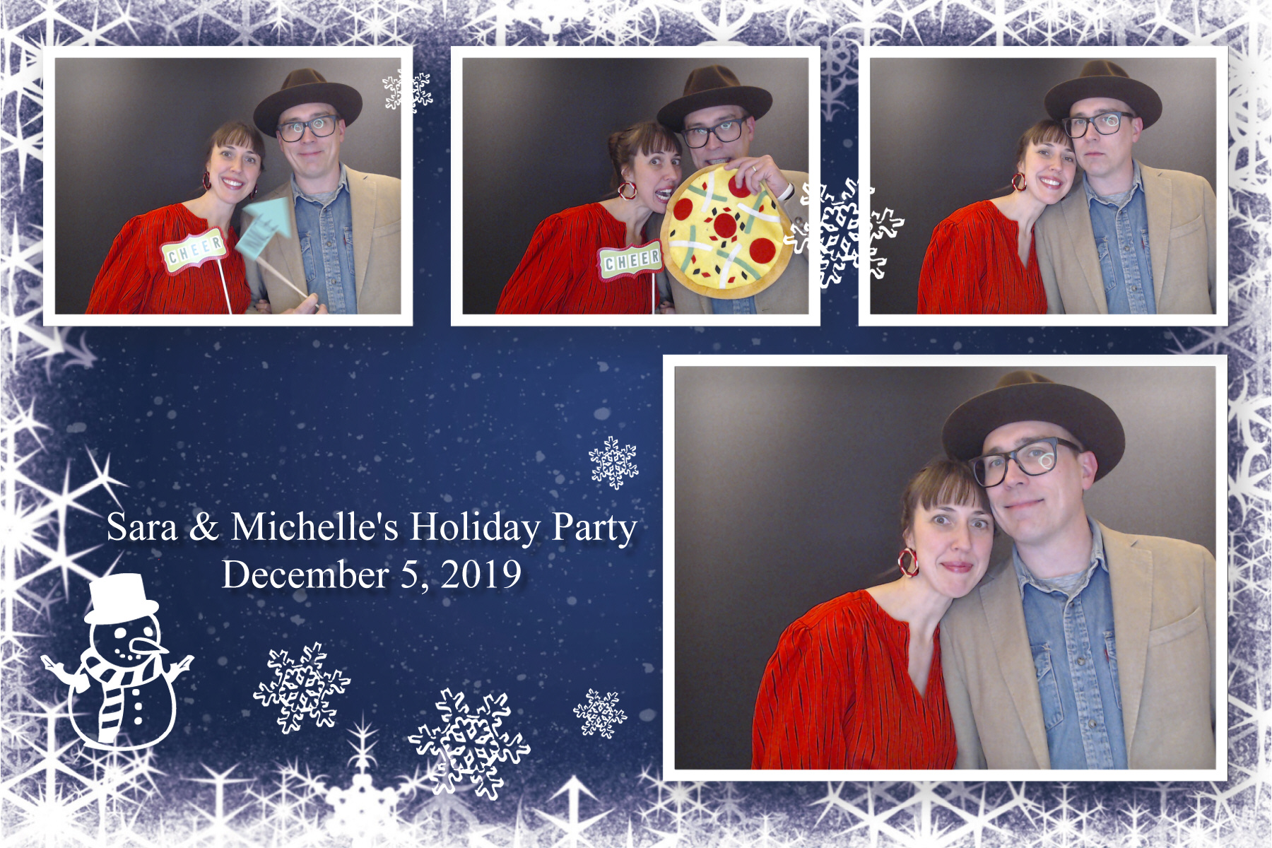 Sara & Michelle's Holiday Party  | View more photos from the event at gallery.saycheesephotobooth.com/u/SayCheesePhotoBooth/Sara-Michelles-Holiday-Party
