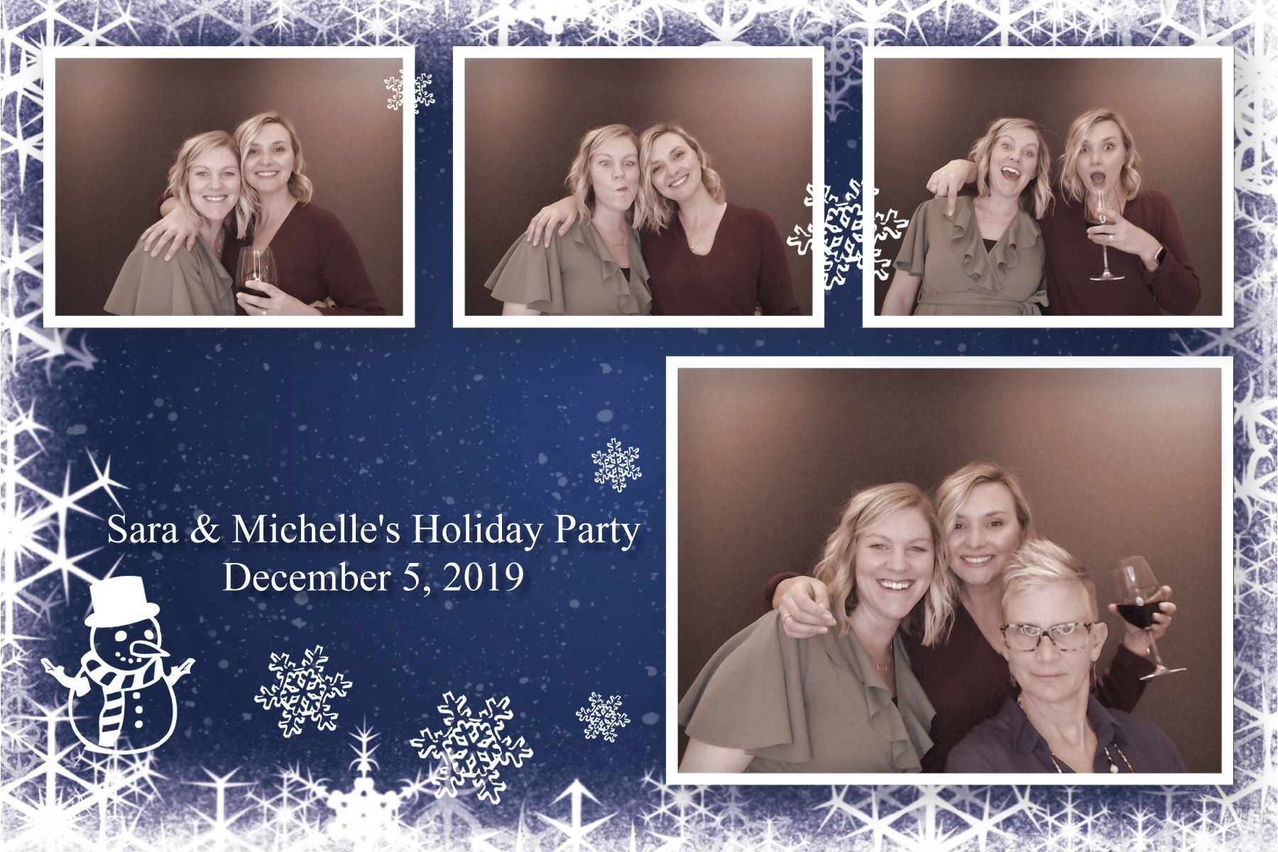 Sara & Michelle's Holiday Party  | View more photos from the event at gallery.saycheesephotobooth.com/u/SayCheesePhotoBooth/Sara-Michelles-Holiday-Party