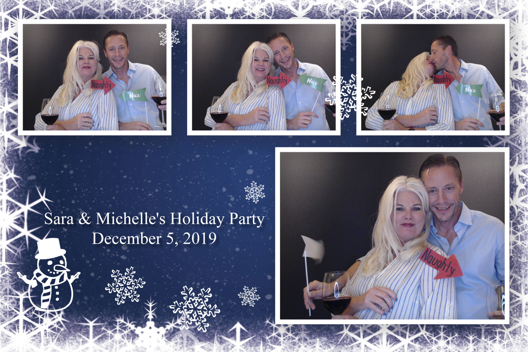 Sara & Michelle's Holiday Party  | View more photos from the event at gallery.saycheesephotobooth.com/u/SayCheesePhotoBooth/Sara-Michelles-Holiday-Party