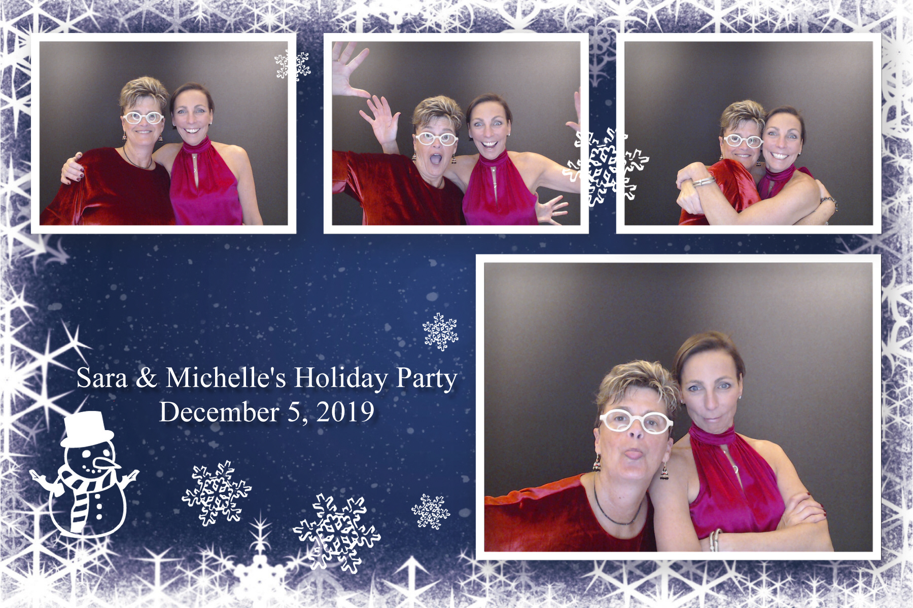Sara & Michelle's Holiday Party  | View more photos from the event at gallery.saycheesephotobooth.com/u/SayCheesePhotoBooth/Sara-Michelles-Holiday-Party