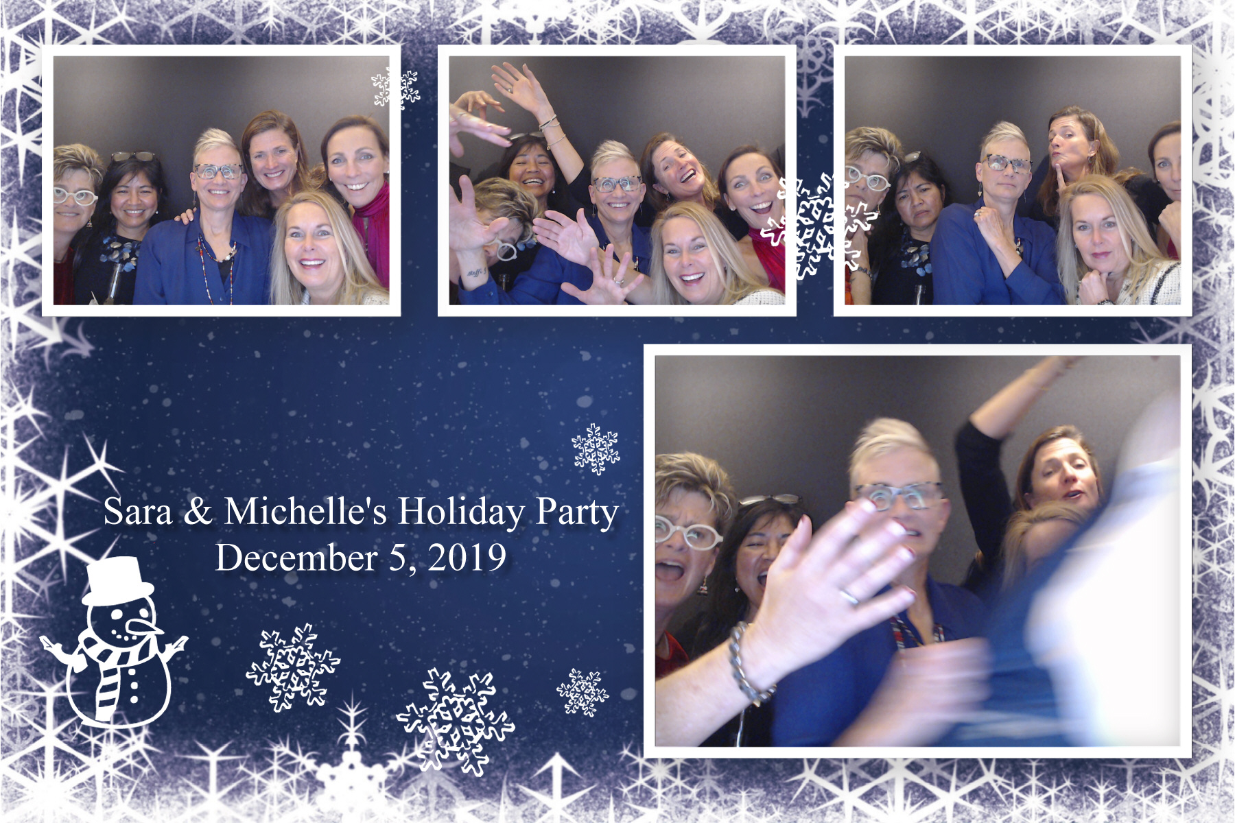 Sara & Michelle's Holiday Party  | View more photos from the event at gallery.saycheesephotobooth.com/u/SayCheesePhotoBooth/Sara-Michelles-Holiday-Party